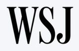 Black stylized letters "WSJ" on a light gray background.